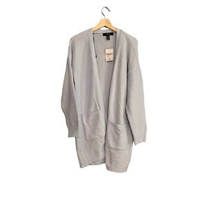 NWT Forever 21 Light Blue Long Cardigan Size Medium